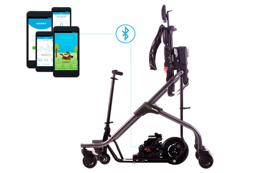 Myway Pedal z inteligentnym systemem „Leckey Connect”.